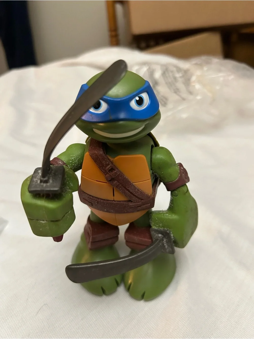 Classic Turtle Warrior Action Figure - Blue & Green